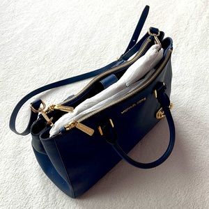 Navy blue Michael Kors purse